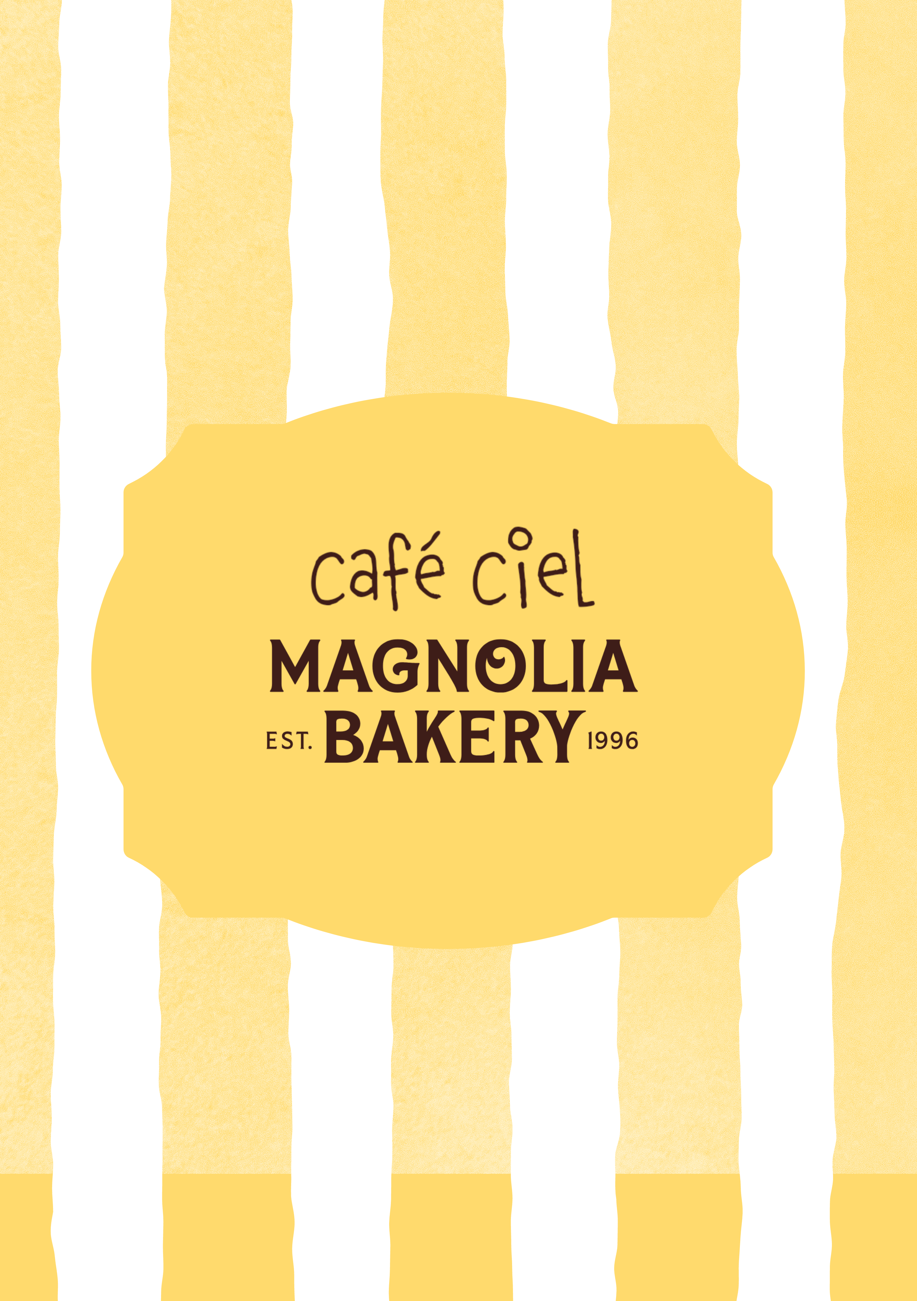 Café Ciel Menu Page 1