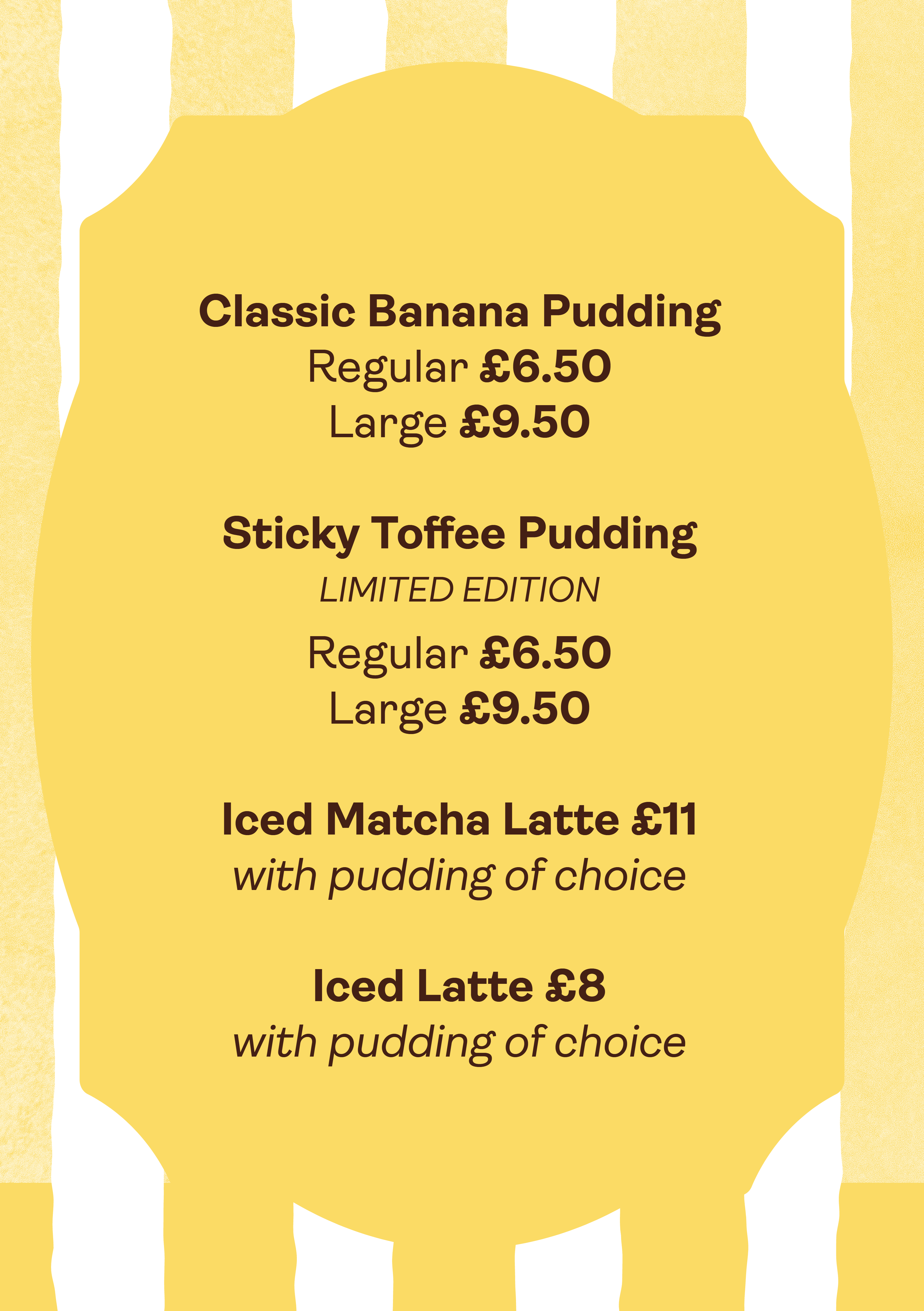 Café Ciel Takeaway Menu Page 2